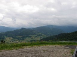 Vosges et Forêt Noire - La vallée de Munster depuis la route du Linge